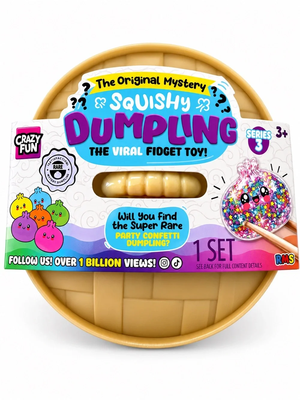 Squishy Dumpling Series 3 Genuine Brand New Sealed Mystery Squishy